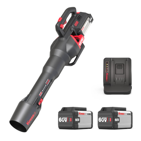 Kress KG560E Professional Grade 60v 134 mph airspeed Blower Bundle
